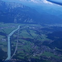 Flugwegposition um 15:02:02: Aufgenommen in der Nähe von Rosenheim, Deutschland in 2155 Meter